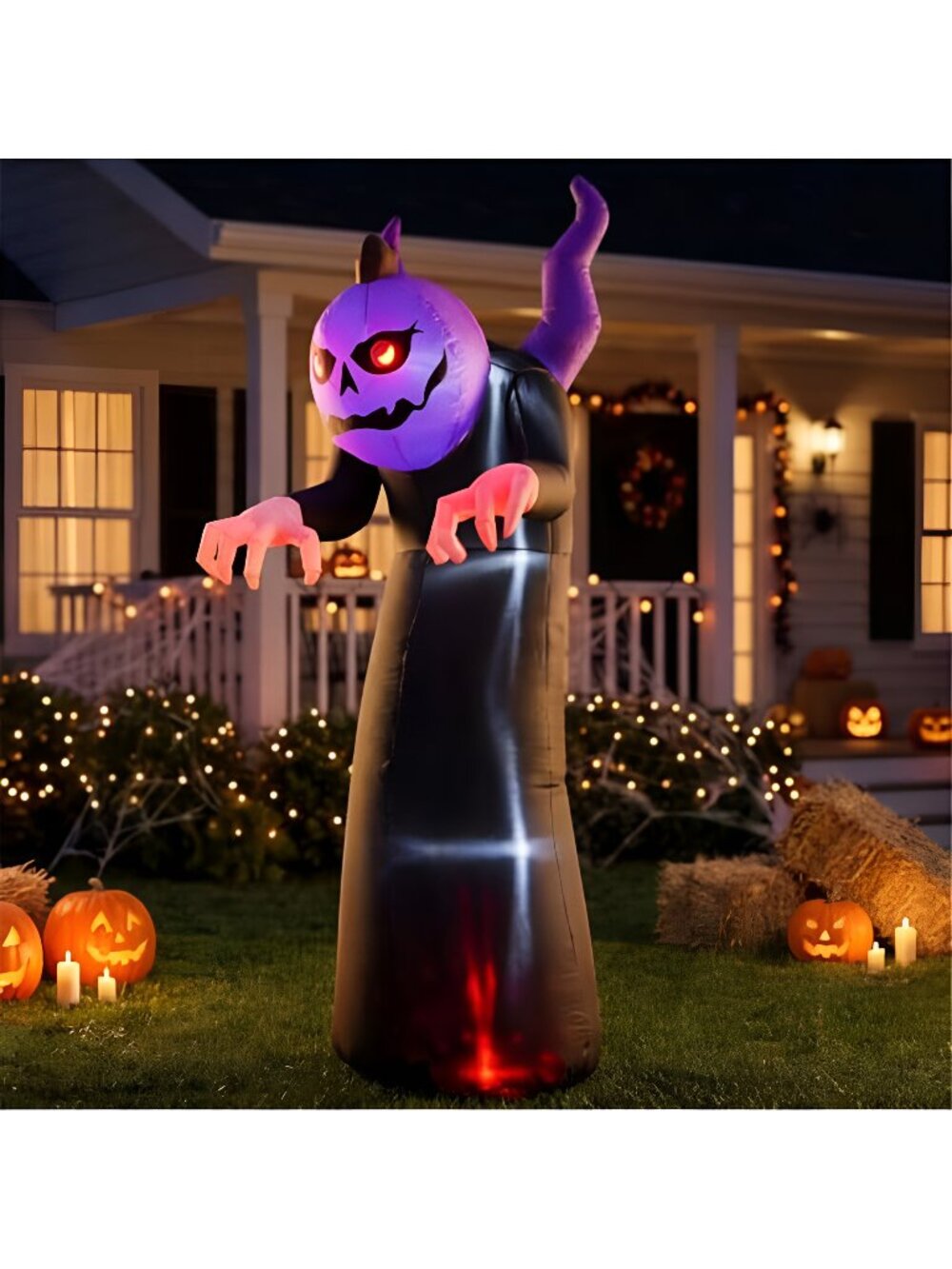 7ft Halloween Grim Reaper Inflatable Decoration